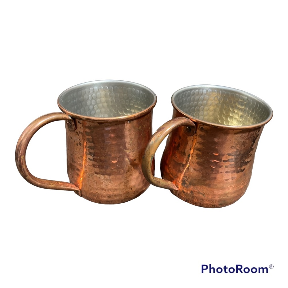 Williams and Sonoma copper mugs, NWT